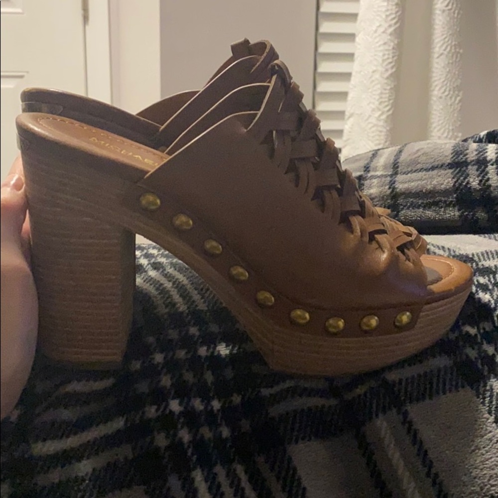 Michael kors slip on wedge